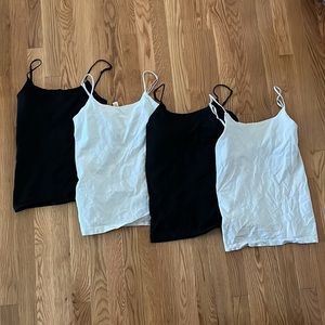 Banana Republic Black & White Tank Top Bundle Size Small